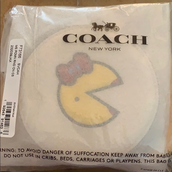 🥳HP🥳 Coach Ms. Pac-Man Round Coin Case. - Picture 5 of 5